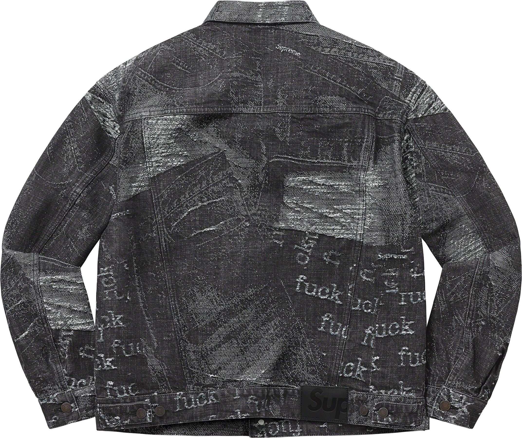 Archive Denim Jacquard Trucker Jacket view 7